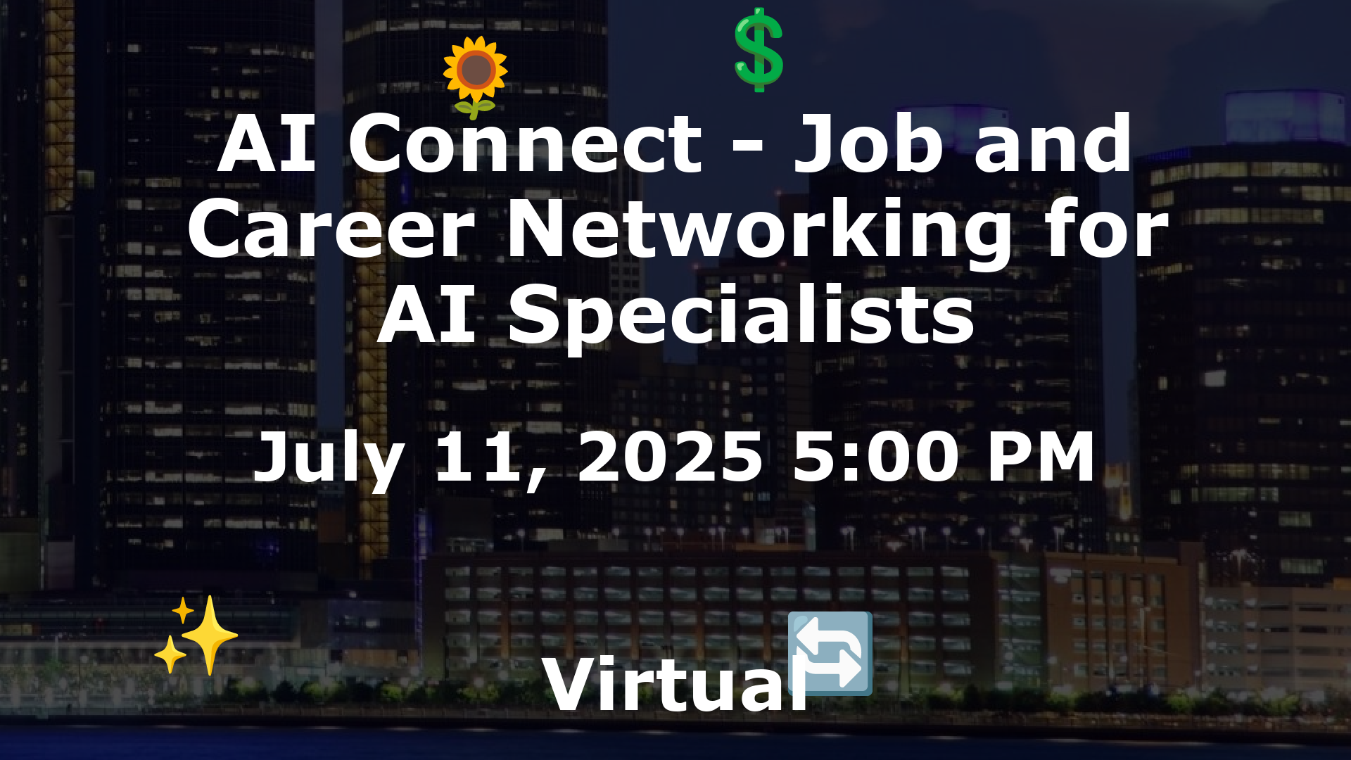 AI Connect - Job and Career Networking for AI Specialists event image